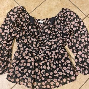 American eagle shoulder puff shirt